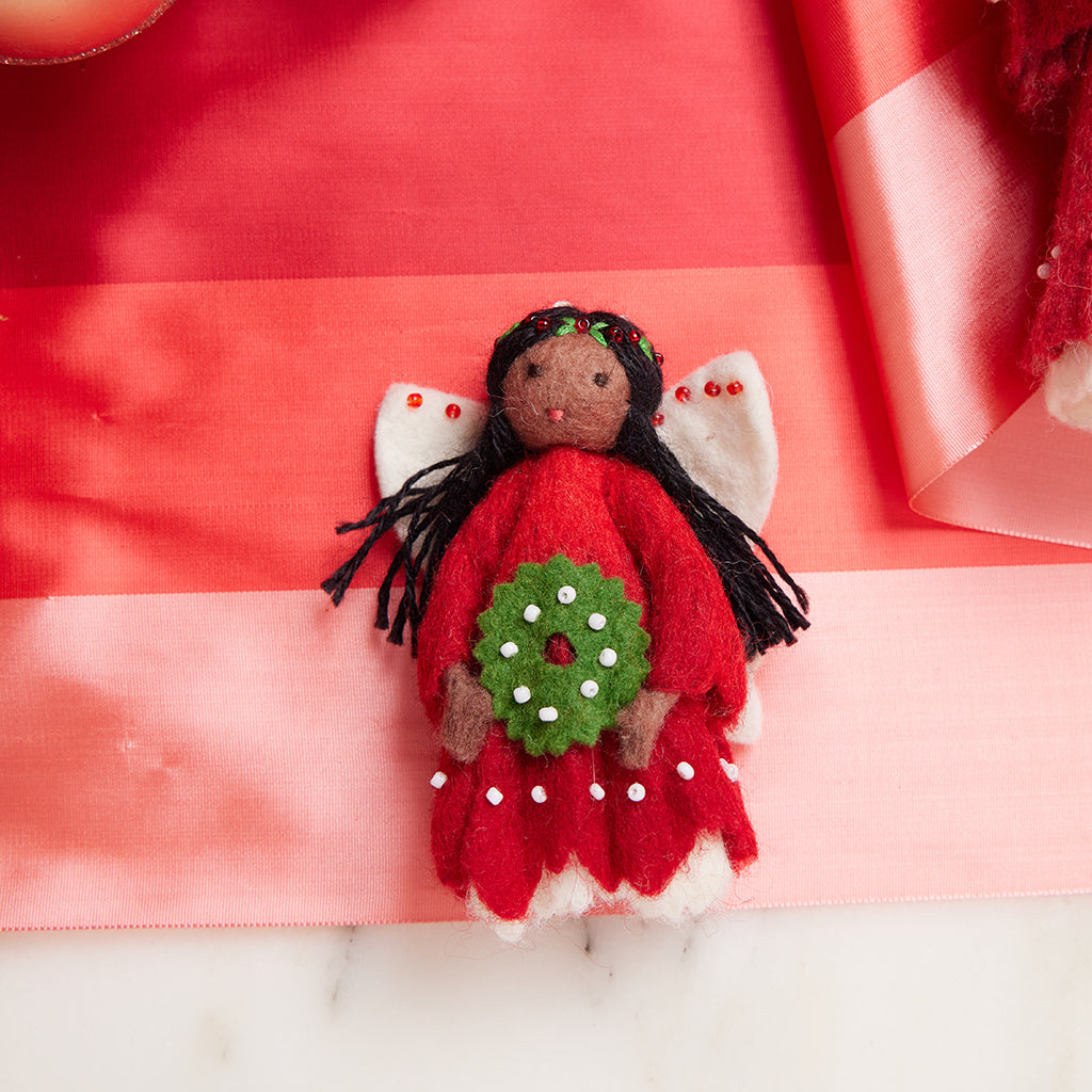 Christmas Spirit Ornament Brown