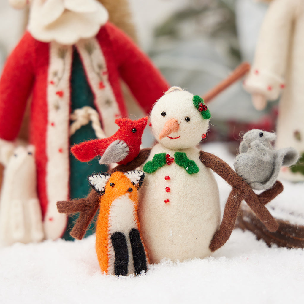 Forest Friends Woodland Snowman