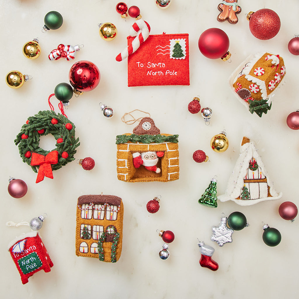 Christmas Townhouse Ornament