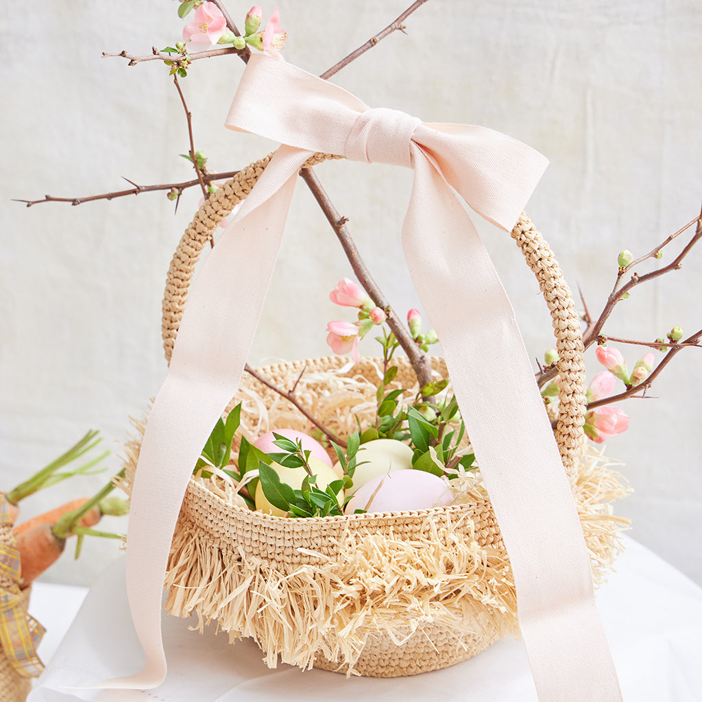 Wild Grass Fringe Basket