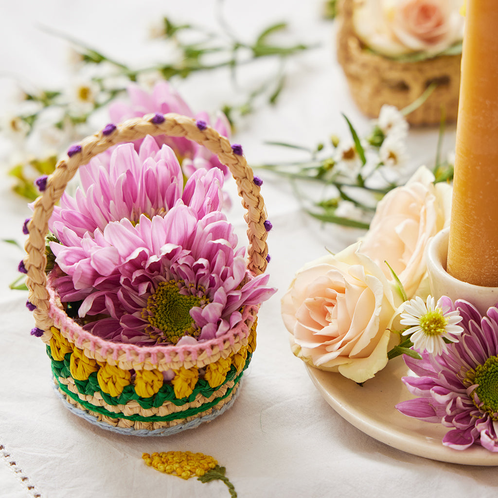 Mini Multicolored Basket