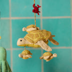 Turtle with Babies Ornament