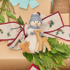 Snowman with Friends Ornament