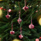 Pink Honeycomb Paper Ornaments