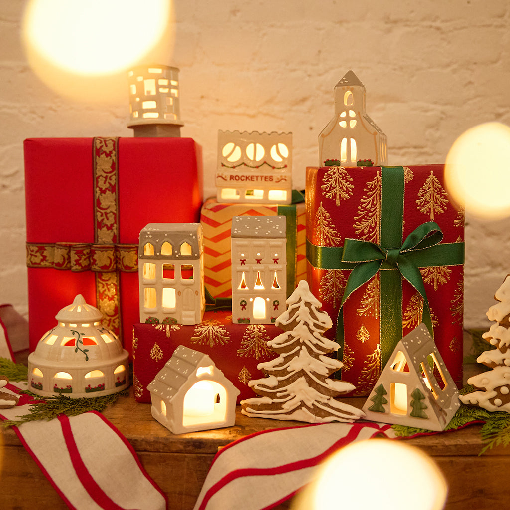 Townhouse Ceramic Tealight Holder
