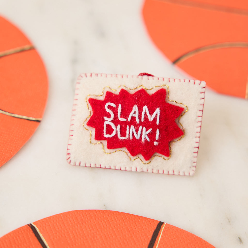 Basketball in Net Ornament