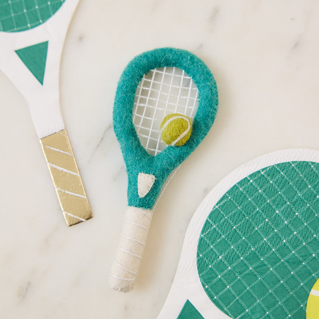 Tennis Racket with Ball