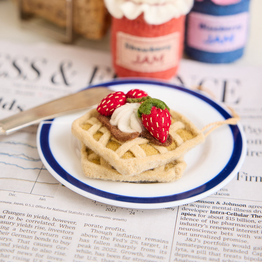 Strawberry Breakfast Ornaments