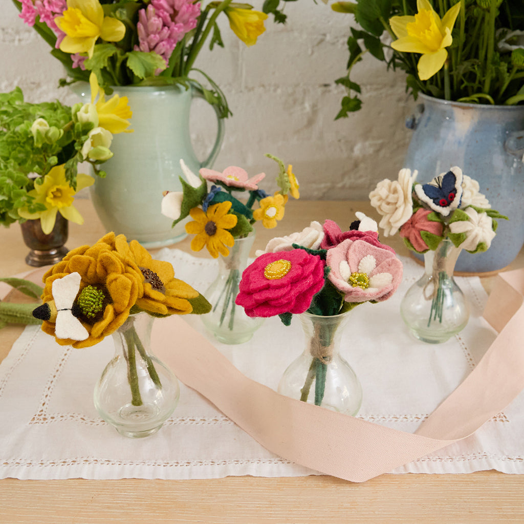 Sweet Flower Bouquets Vases