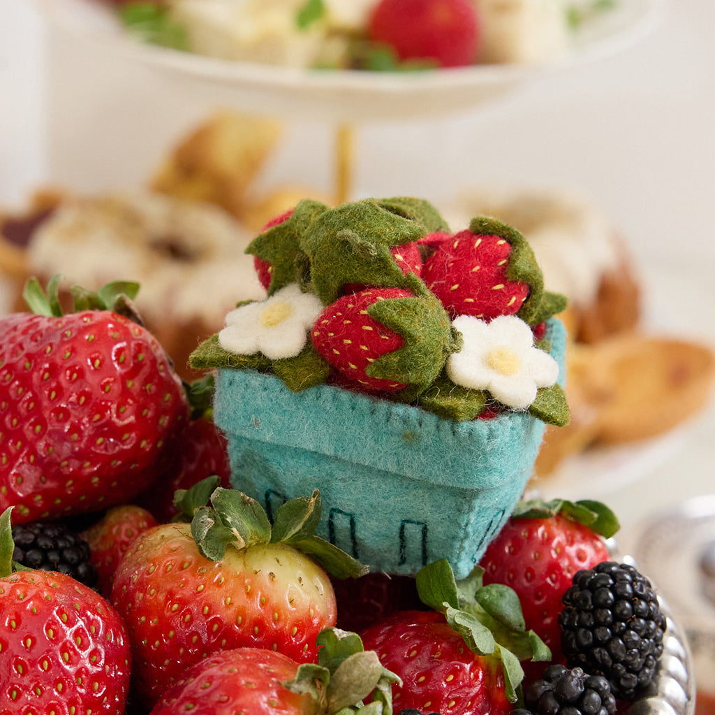 Strawberry Breakfast Ornaments