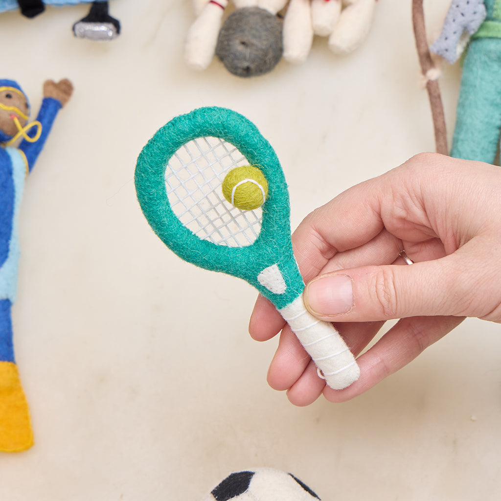 Tennis Racket with Ball