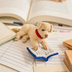 Reading Dog Ornament