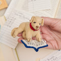 Reading Dog Ornament