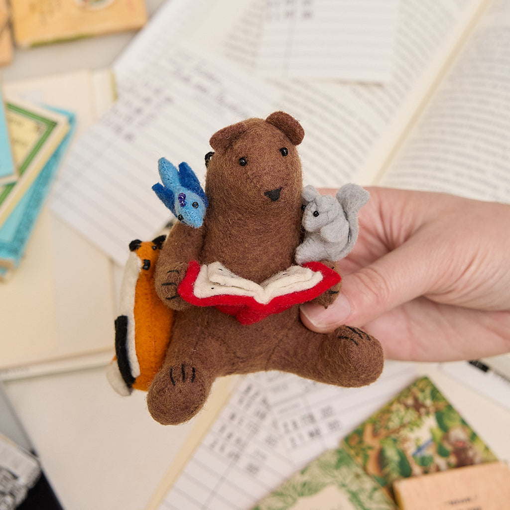 Reading Bear with Friends