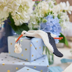 New Baby Stork Ornament