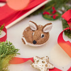 Sleepy Fawn Ornament