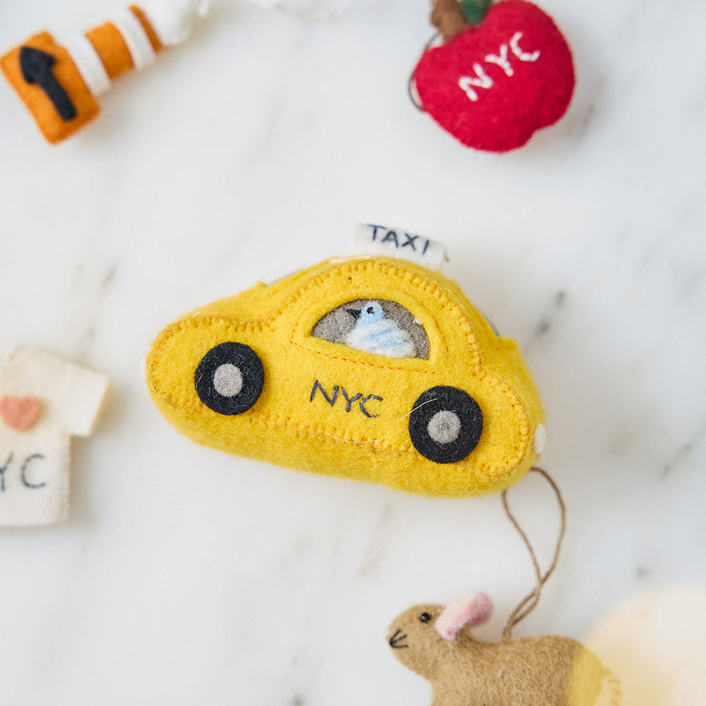 Pigeon Taxi Ornament