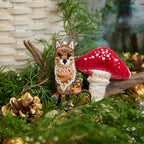 Fox Beaded Ornament