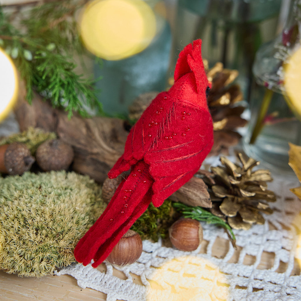 Cardinal Ornament