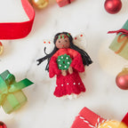 Christmas Spirit Ornament Brown