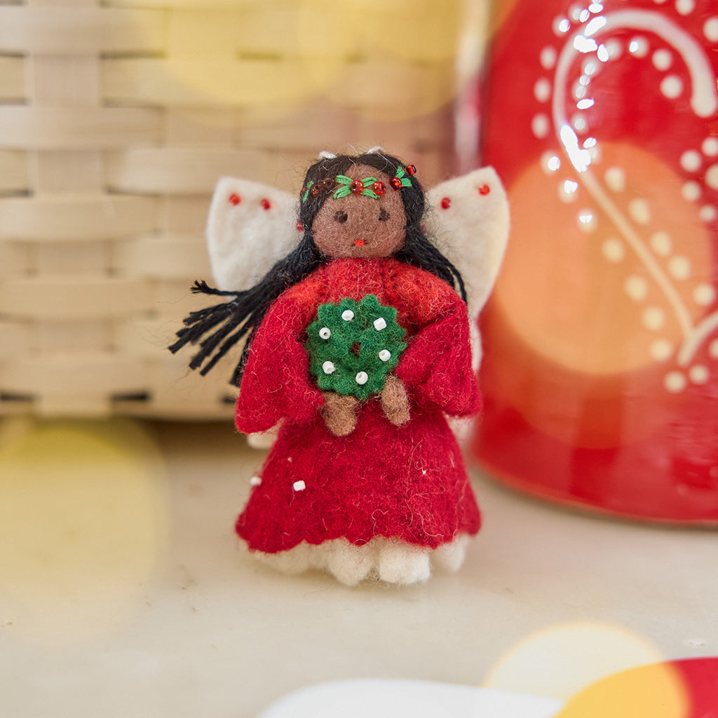 Christmas Spirit Ornament Brown