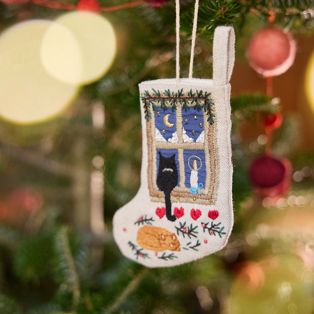 Mini Cats Stocking Ornament