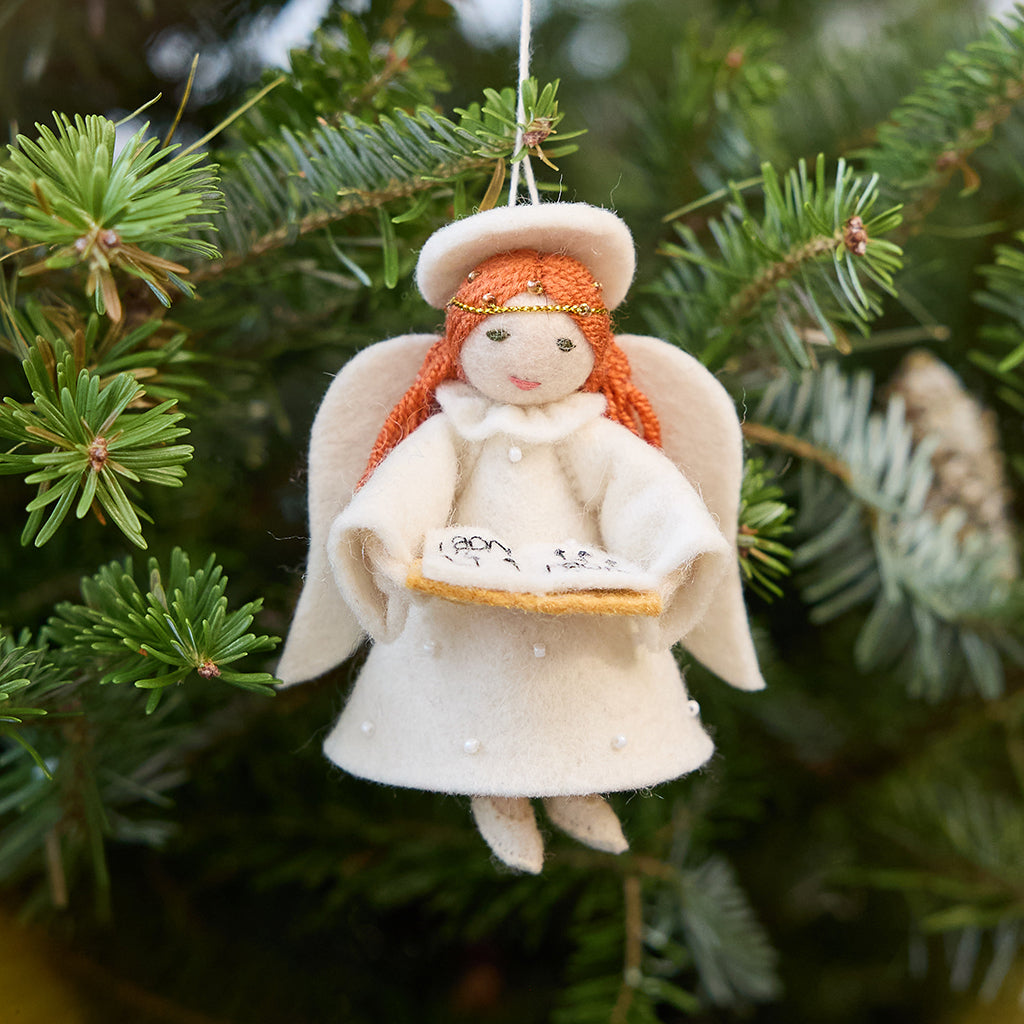 Vintage-Style Angel Ornaments