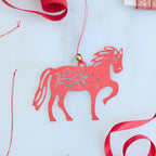 Horse Paper Ornament