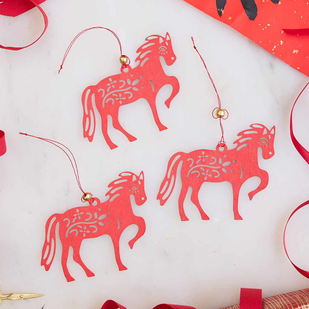 Horse Paper Ornament