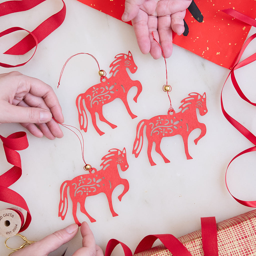Horse Paper Ornament