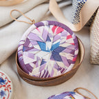 Ikat Quilted Ornaments