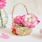 Mini Basket Multicolored Flowers