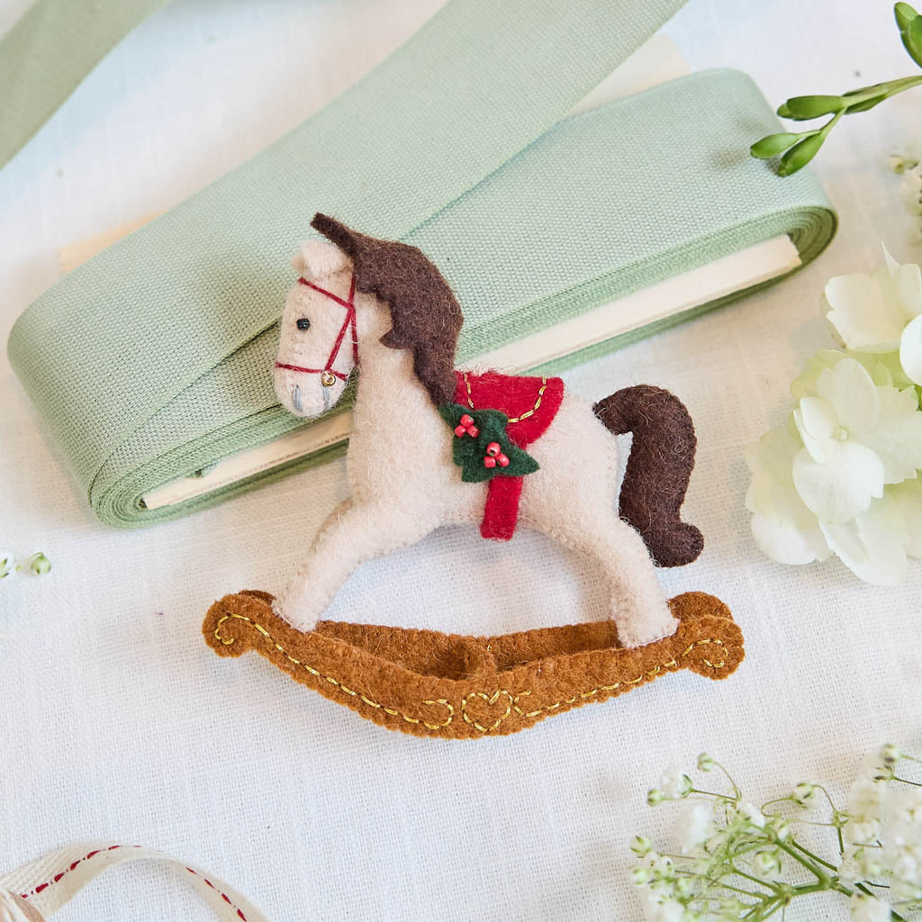 Holiday Rocking Horse Ornament
