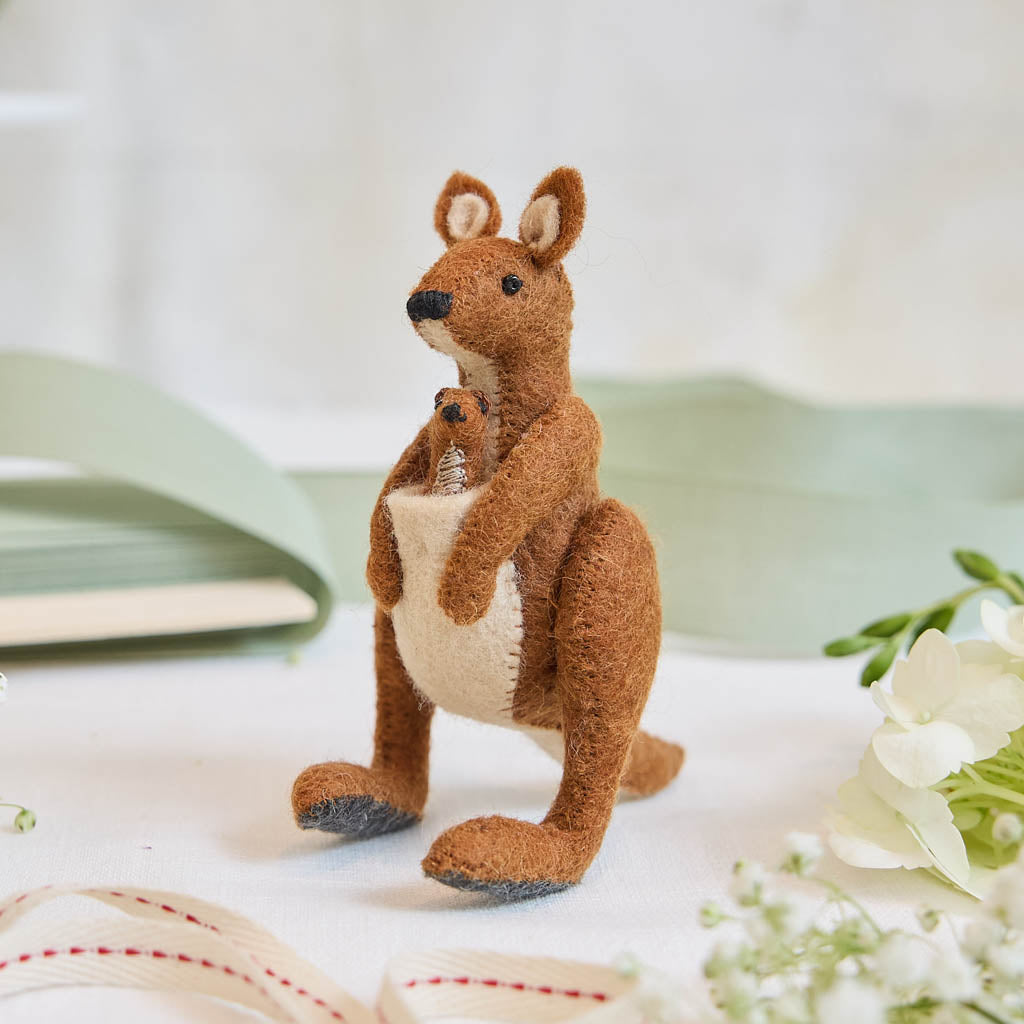 Kangaroo with Joey Ornament