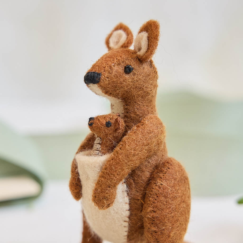 Kangaroo with Joey Ornament