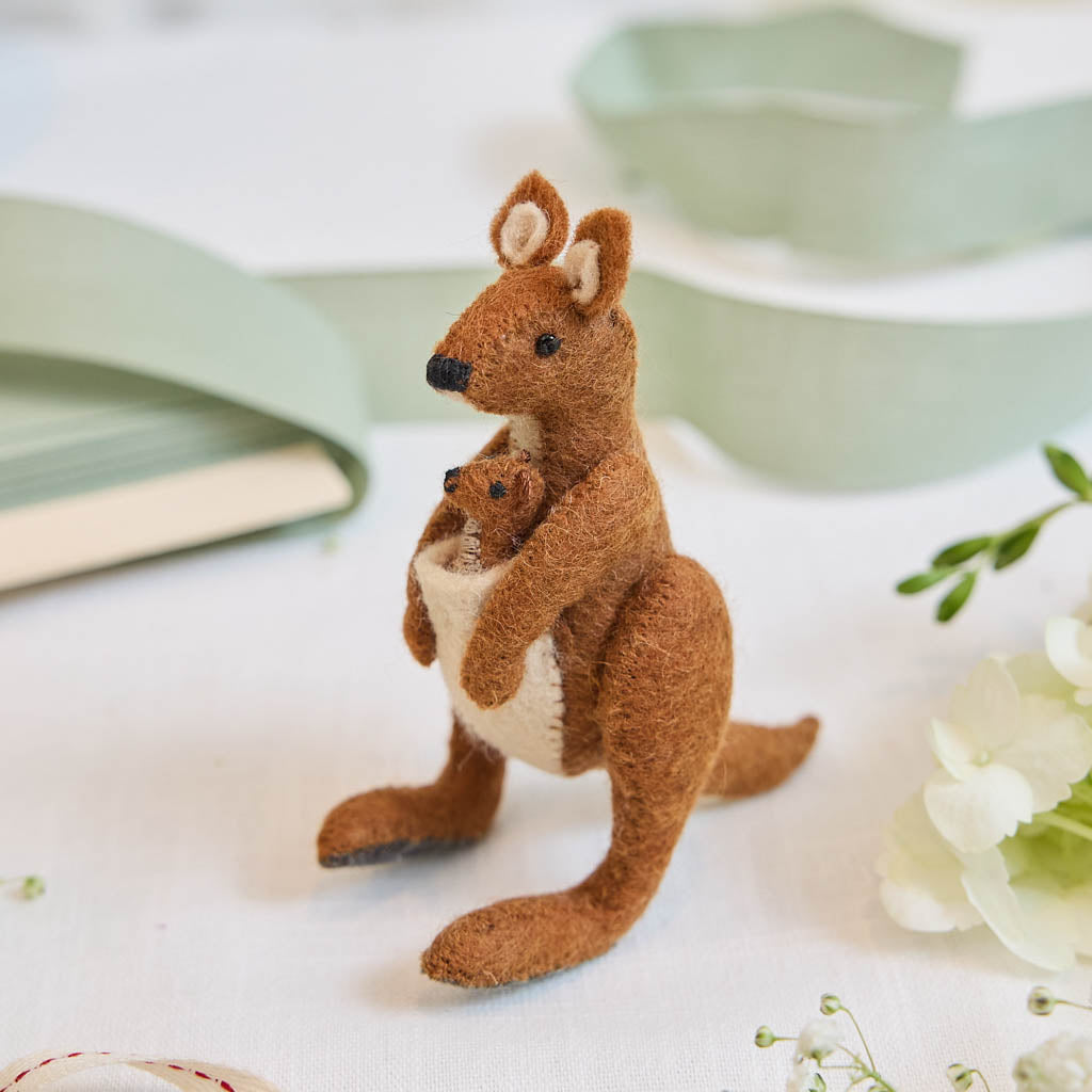 Kangaroo with Joey Ornament