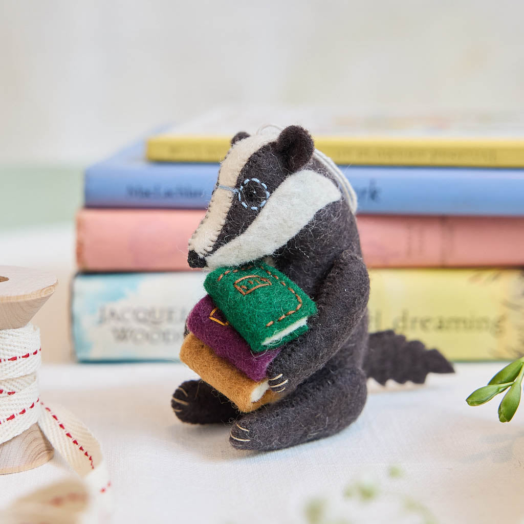 Reading Badger Ornament
