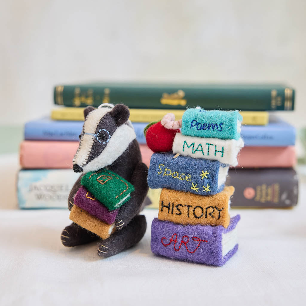 Reading Badger Ornament