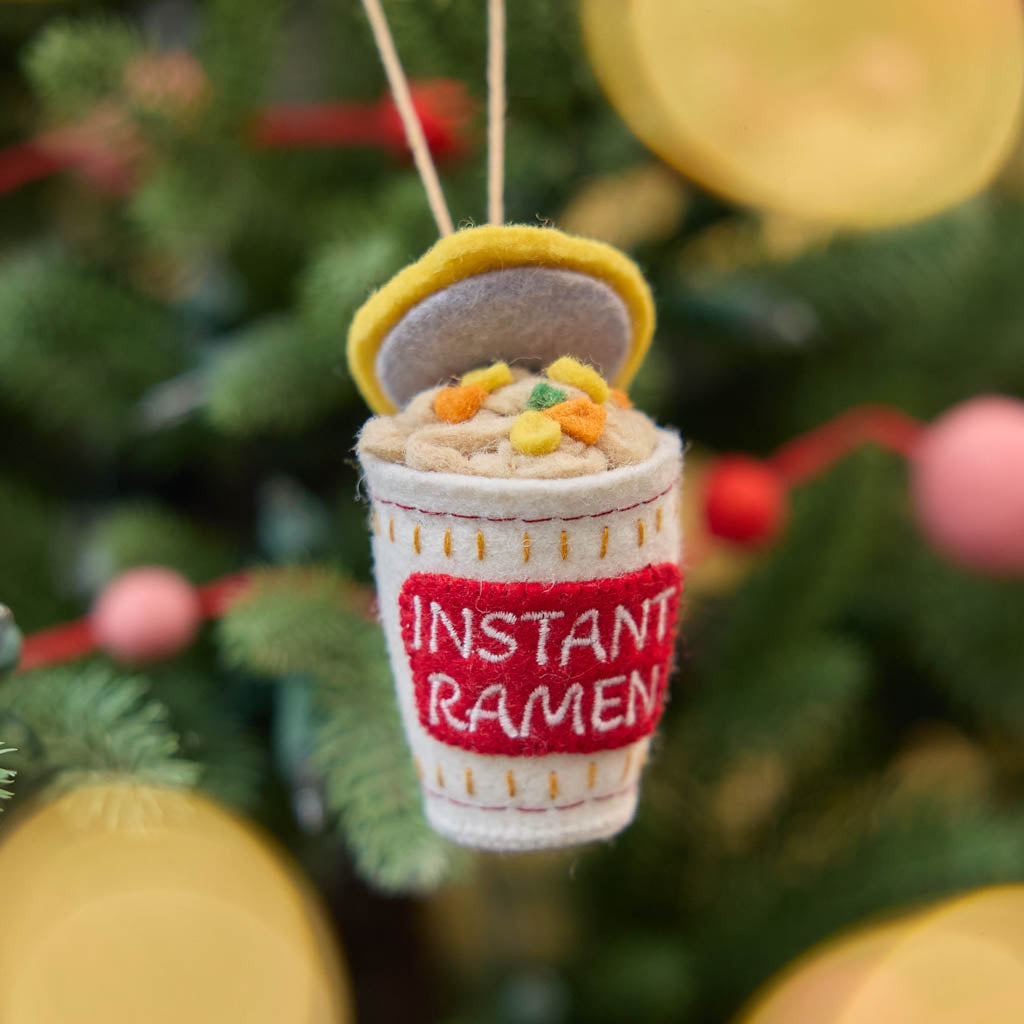 Instant Ramen Cup Ornament