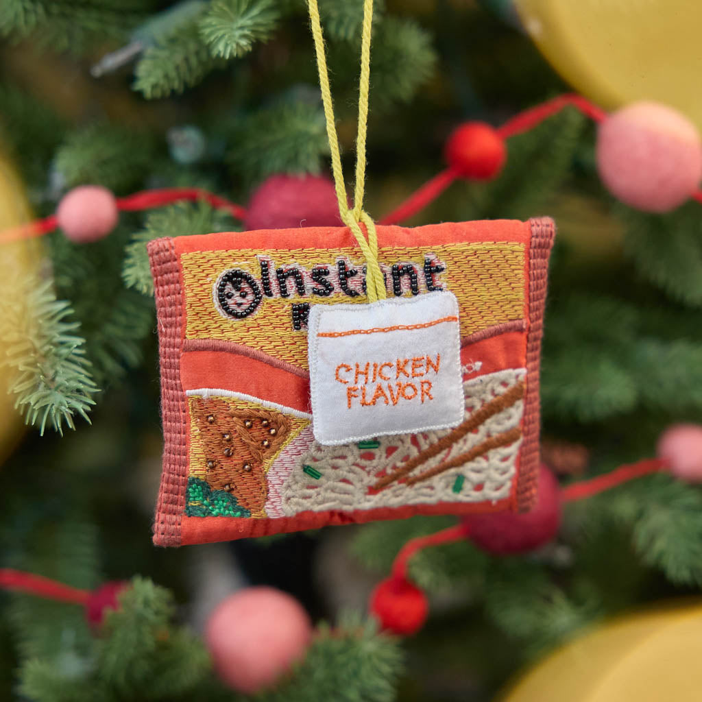 Ramen Pack Beaded Ornament