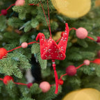 Red Gold Origami Crane