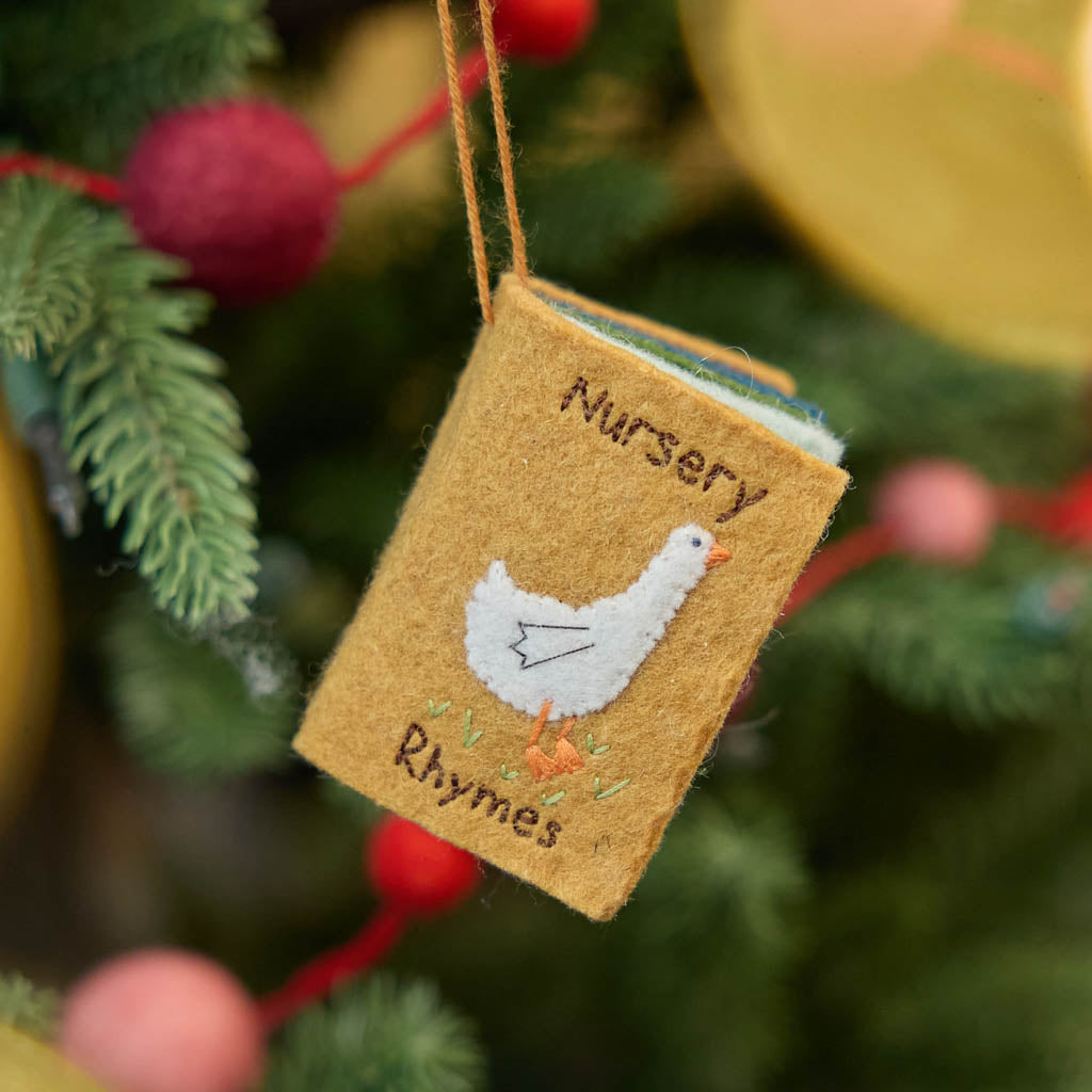Nursery Rhymes Book Ornament