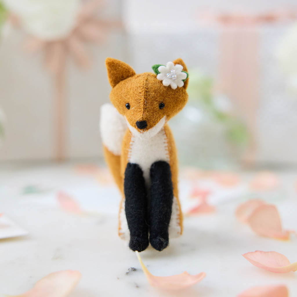 Fox Bride Ornament