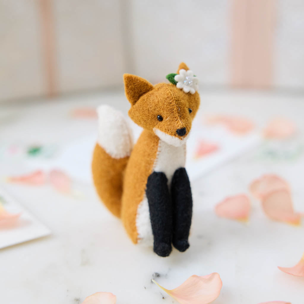 Fox Bride Ornament