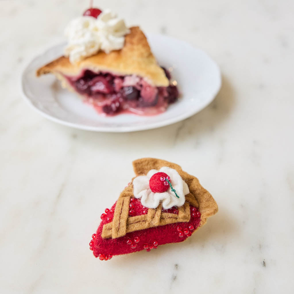 Cherry Pie Slice Ornament