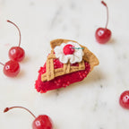 Cherry Pie Slice Ornament