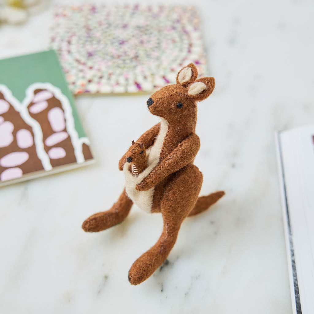 Kangaroo with Joey Ornament
