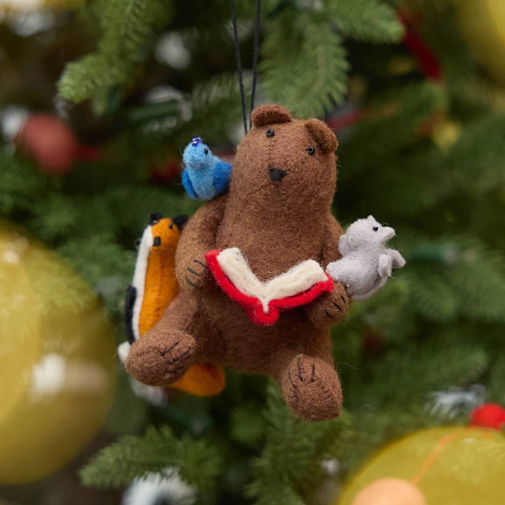 Reading Bear with Friends