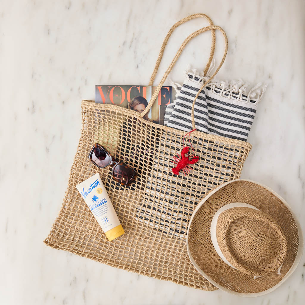 Raffia Tote Bag