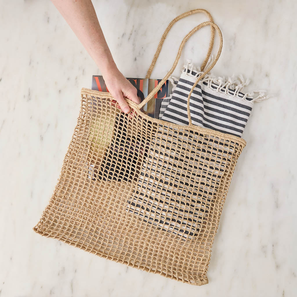 Raffia Tote Bag